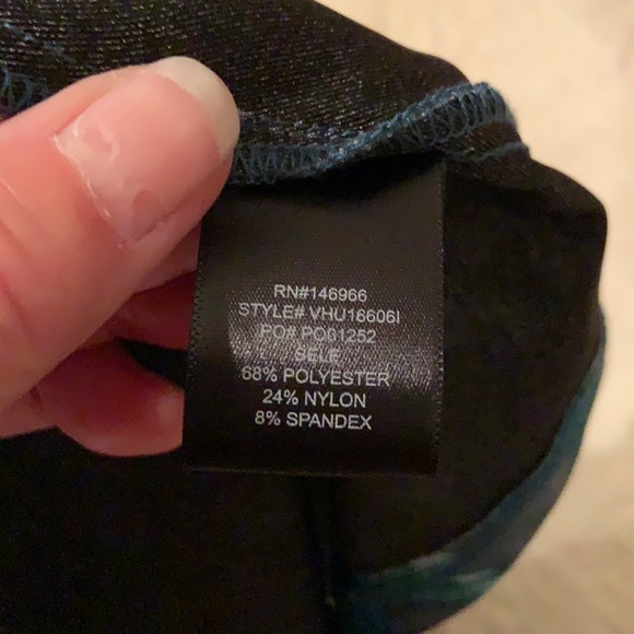 Midnight Doll Velvet Dress in Green Multi - Picture 12 of 14